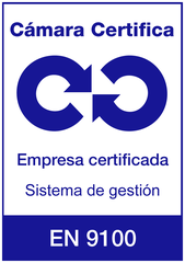 Cámara Certifica — Empresa certificada EN 9100