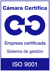 Cámara Certifica — Empresa certificada ISO 9001