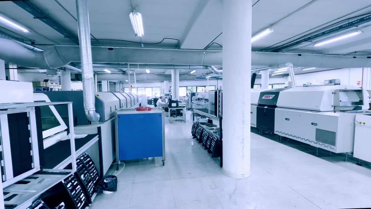 Linea de montaje superficial en la planta de Getafe